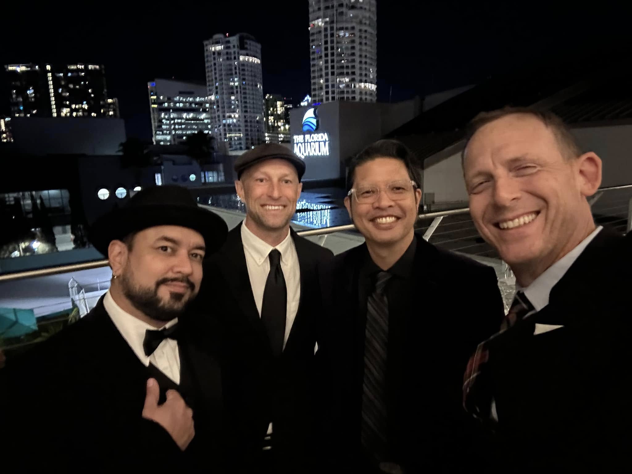 Band at Florida Aquarium rooftop