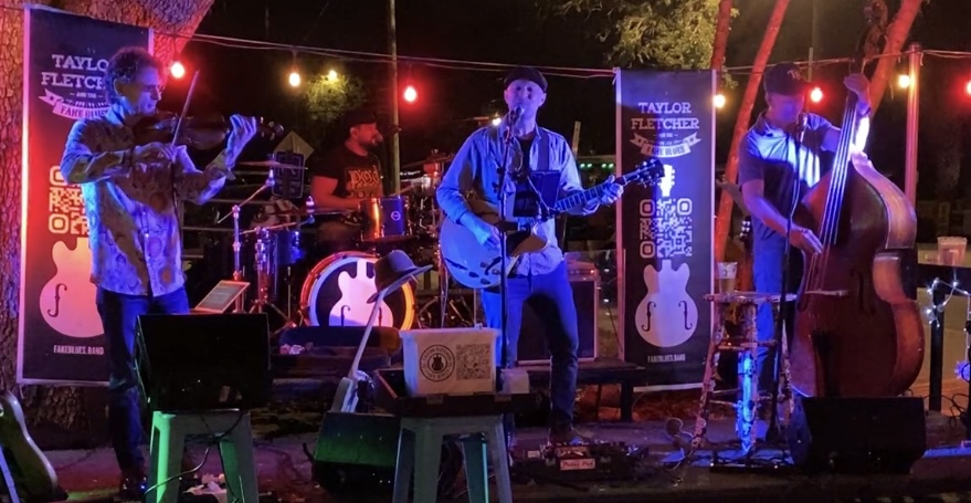 Outdoor night performance